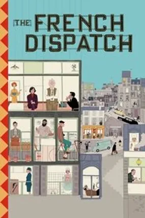 Affiche officielle du film The French Dispatch (2021) en French - HDLight - Regarder en streaming sur GauloisFlix