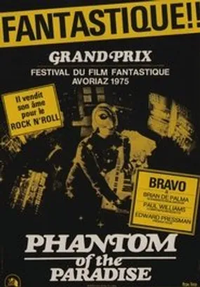 Affiche officielle du film Phantom of the Paradise (1974) en TrueFrench - HDLight - Regarder en streaming sur GauloisFlix