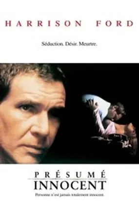 Affiche officielle du film Présumé innocent (1990) en TrueFrench - HDLight - Regarder en streaming sur GauloisFlix