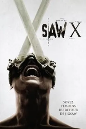 Affiche officielle du film Saw X (2023) en TrueFrench - HDLight - Regarder en streaming sur GauloisFlix