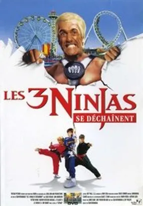 Affiche officielle du film Ninja Kids 4 : Les 3 Ninjas se déchaînent (1998) en French - HDLight - Regarder en streaming sur GauloisFlix