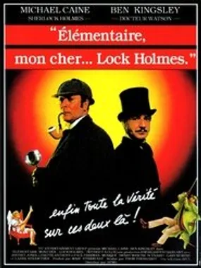 Affiche officielle du film Élémentaire, mon cher… Lock Holmes (1988) en TrueFrench - HDLight - Regarder en streaming sur GauloisFlix