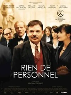 Affiche officielle du film Rien de personnel (2009) en TrueFrench - HDLight - Regarder en streaming sur GauloisFlix