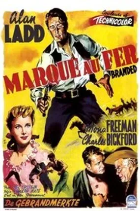Affiche officielle du film Marqué au fer (1950) en French - Regarder en streaming sur GauloisFlix