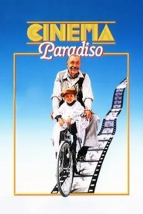 Affiche officielle du film Cinema Paradiso (1988) en TrueFrench - HDLight - Regarder en streaming sur GauloisFlix