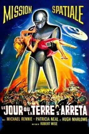 Affiche officielle du film Le Jour où la terre s'arrêta (1951) en TrueFrench - HDLight - Regarder en streaming sur GauloisFlix