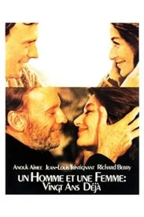 Affiche officielle du film Un homme et une femme, 20 ans déjà (1986) en French - HDLight - Regarder en streaming sur GauloisFlix