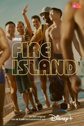Affiche officielle du film Fire Island (2022) en TrueFrench - HDLight - Regarder en streaming sur GauloisFlix
