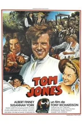 Affiche officielle du film Tom Jones (1963) en TrueFrench - HDLight - Regarder en streaming sur GauloisFlix