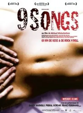 Affiche officielle du film 9 Songs (2004) en VOSTFR - HDLight - Regarder en streaming sur GauloisFlix