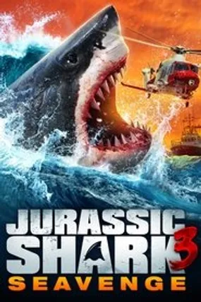 Affiche officielle du film Jurassic Shark 3: Seavenge (2024) en French - Bdrip LD - Regarder en streaming sur GauloisFlix