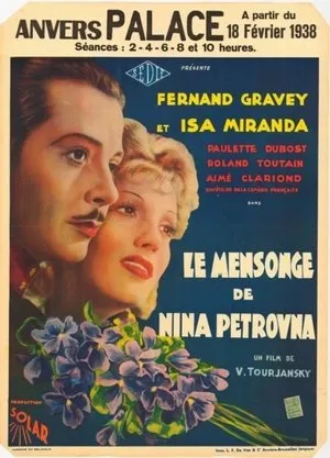 Affiche du film Le Mensonge de Nina Petrovna