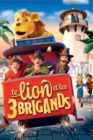Affiche du film Le Lion et les Trois Brigands