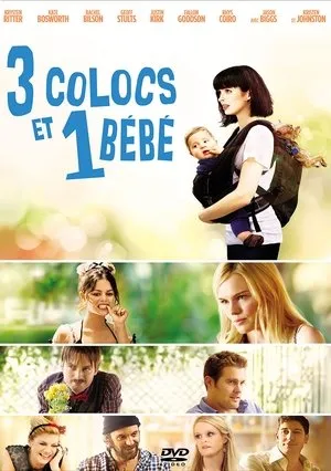 Affiche du film 3 colocs et 1 bébé