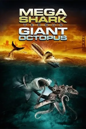 Affiche du film Mega Shark vs. Giant Octopus