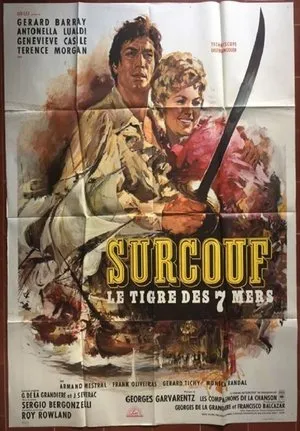 Affiche du film Surcouf, le tigre des sept mers