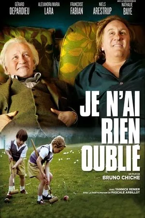 Affiche du film Je n'ai rien oublié