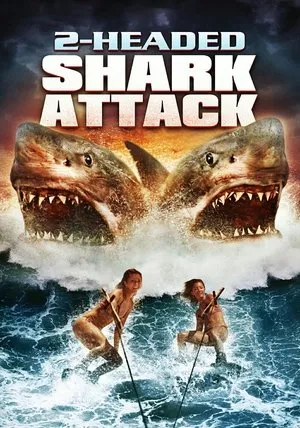 Affiche du film L'attaque du requin à 2 têtes