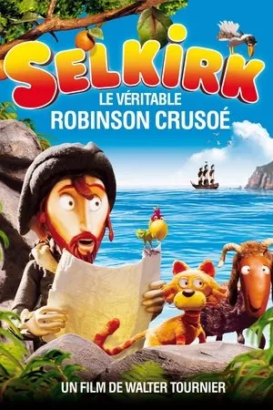 Affiche du film Selkirk, le véritable Robinson Crusoé
