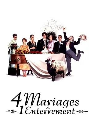 Affiche du film Quatre Mariages et un enterrement