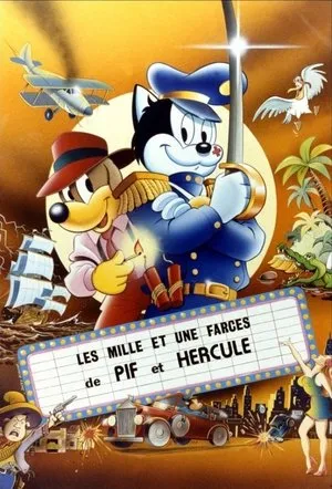 Affiche du film Les mille et une farces de Pif et Hercule