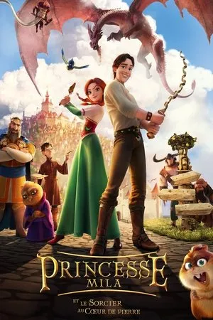 Affiche du film Princesse Mila et le sorcier au cœur de pierre