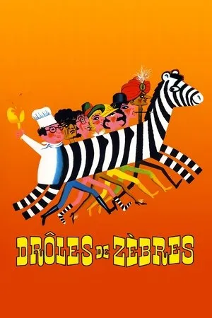 Affiche du film Drôles de zèbres