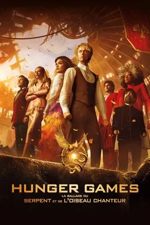 Affiche du film Hunger Games : La Ballade du serpent et de l'oiseau chanteur