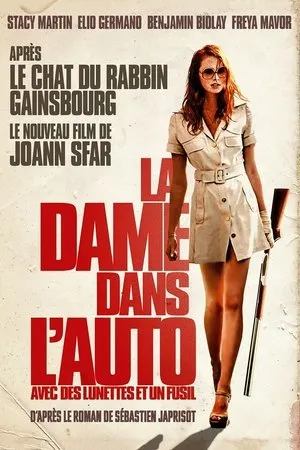 Affiche du film La Dame dans l'auto avec des lunettes et un fusil