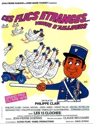 Affiche du film Ces flics étranges venus d'ailleurs