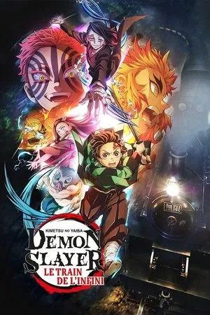 Affiche du film Demon Slayer : Kimetsu no Yaiba - Le film : Le train de l'Infini