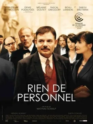 Affiche du film Rien de personnel